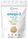 Mikro sestavine Ekstra moč Omega 3 ribje olje dopolnila 1.000mg na serviranje, 300 softgels 