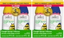 Zarbejev otroški medni kašelj Sirup + sluz Day & Night Value Pack,Daytime & Night Time Toddler Cough Sirup, Temni med, Izvleček bršljanskega lista, Kamilica,Mešana jagodna aroma,4 Fl Oz,(Pack of 4)