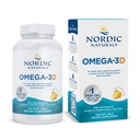 Nordic Naturals Omega-3D, Lemon Flavor - 120 Soft Gels - 690 mg Omega-3 + 1000 i.e. vitamin D3 - ribje olje - EPA & DHA - Imunska podpora, Zdravje možganov in srca, Zdrave kosti - Non-GMO - 60 Serving