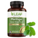 B'LEAF NATURE Organic Moringa Kapsule 1000mg, 90 Count – Moringa Kapsule z organskim Olefeira Prašek za imuno podporo, energijo in ravnotežje – Vegan, Ne-GMO dopolnila za dnevno wellness