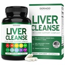 Jetrna čistila Detox & Popravila (27 v 1 Formuli - Milk Thistle, Dandelion Root, Kurkuma, Artichoke Extract & More) - Detox Cleanse dodatek, Jetrna podpora za odrasle, Vegan - 60 kapsul