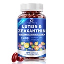 Lutein in Zeaksantin dodatek - AREDS 2 Plus+ Eye Vitamini, 40 mg Lutein & 8 mg Zeaksantin z vitamini C, E, cink, Omega-3 & CoQ10 za zaščito modre svetlobe, Podpora za zdravje oči - 150 Softgels