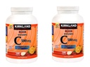Kirkland Vitamin C (500 mg), Tangy Orange, žvečljive tablete, 500 število (paket z 2)