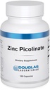 Douglas Laboratories Cinkov pikolinat - 50 mg cink - za imunski sistem, antioksidanti in kožo - Trace Mineral dodatek - 100 kapsul