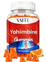 VAITE Yohimbine HCl Gummy 15mg - Sugar-free, Non-GMO Energy & vzdržljivost Podpora za moške in ženske, Antioksidanti, Yohimbe Bark Extract, Izboljšanje zmogljivosti - Podpira proizvodnjo energije - 60 Gummies