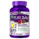 PURE Zzzs Kidz, Otroci Melatonin Gummy, Pomoč v spanju, nizka količina melatonin za otroke, s kamilico in sivke, Melatonin 1 mg, Melatonin Gummies Otroci, Berry Okusen, 72 Spanje Gumies