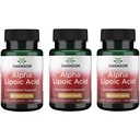Swanson alfa lipoična kislina – dodatek za antioksidantno aktivnost – 300 mg 60 kapsul (3 pakiranja)