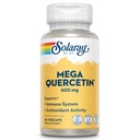 SOLARAY Mega Quercetin z bromelainom, vitaminom C in bioflavonoidi - Antioksidant in imunske podpore dodatek, Hearth zdravje in krvni tlak podpora - Vegan, 60-dnevni garancije, 60 Serv, 60 VegCaps