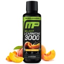 Muscle Pharm L-Carnitine 3000, Ultimate Liquid L Carnitine Supplement for High-performance, podpira presnovo, hidracijo in energijo, nič sladkorja, nizke kalorije, Peach Nectarin Flavor, 32 Servings