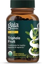 Gaia Herbs Triphala Sadje - podpira prebavno zdravje - nežno čisti vaš sistem* - z Amla sadjem, Belleric Myrobalan, in čebulo Myrobalan - 60 veganskih kapsul (30-dnevna zaloga)
