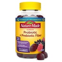 Nature Made Probiotic + Prebiotic Fiber Gummies za Daily Gut Health, Fiber dodatek s probiotiki za digestivno zdravstveno podporo, 50 Gummies, 25 Day Supply