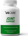 USCare skupna podpora dodatek z glukozaminom, kurkuma, Boswellia, MSM in več za nazaj, kolena, roke
