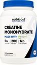 Nutricost Creapure® Kreatin monohidrat v prahu 1KG
