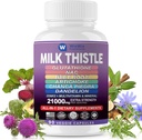 Milk Thistle dodatek 15000mg Organic Artichoke Chanca Piedra Dandelion Jetra dopolnilo vsebuje glutation NAC Pese Powder D3&K2 vitamini Mineral (29-IN-1)Made V ZDA