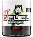 G Fuel Goth GF Energijski napitek v prahu, pred treningom Kofein v prahu, Energijski napitek v prahu Mešanica za gaming, Brez sladkorja Fokus Amino, Vitamin + Antioksidanti, 9.9oz (Blackberry Apple, 40 Serving)