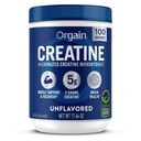 Orgatin Kreatin Monohidrat Mikroniziran prašek, 100 Serving, Nearomatizirana, Podpira rast mišic, Post Workout recovery in zdravje možganov, Brez umetnih dodatkov, za moške in ženske (Packaging May Vary)