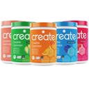 Ustvarite Kreatin Monohidrat Gumies - Visoka 5 Bundele - Sour Peach, Sour Apple, Watermelon, Modra malina & Orange - Kreatin Gumies za ženske & moške, NSF Certified, 3. stranka Tested, (5-Pack)