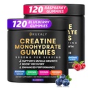 Kreatin monohidrat Gumiji za moške in ženske, 9000MG Kreatin Gumies Sladkor brez BCAA 2:1, B12 B6 za povečanje moči, Fokus & vzdržljivost, Vegan, Non-GMO
