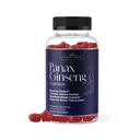 Korean Red Ginseng Gummies 1500mg — Panax Ginseng Supplement for Men & Women, Energy, Focus & Immune Support, Vegan Pectin-Based Chews, Peach Flavor, Non-GMO, 60 Count (30-Day Supply)