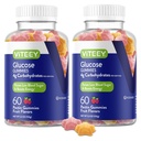 Viteey Glucose Gumies - 4g ogljikovih hidratov - hitro delujoča alternativa glukoznim tabletam - energijska in krvna podpora sladkorju - Vegan, Gluten prost, želatina brezplačno - 120 Count