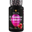 Natural Pick D mannose with Cranberry, 1250mg – Potent dmannose Pills, for Kidney Defense Support and Cleanse andu Urinary Tract Health for Women. Bladder Healt Supplements for Women – 90 Capsules