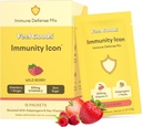 Ikona immunitete, nič sladkorja, vitamin C, A, B, D, E & cink, organska borovnica, Ashwagandha, pijača Mix Powder, Vegan, Non GSO, Kofein & Gluten Free 