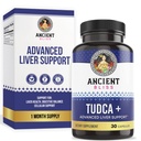 Ancient Bliss Tudca 500mg, 30 kapsul (tauroursodeoksiholna kislina) - Bile Soli Jetra dopolnilo, Naravne Bitter Okus- Vegan prijazno, ne GSO, Gluten proste kapsule (30 kapsul (Pack po 1))