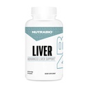 NutraBio Jetra dodatek - Napredna podpora jeter z antioksidanti, Mlečni osat jetra Detox, Glutatione, Tudca - spodbuja čiščenje jeter Detox in popravila - 90 kapsul