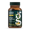 Gaia Herbs Ginger Supreme - podpira zdravo prebavo in olajševa občasno slabost - z organsko ingver korenino in kurjo korenino - 60 Vegan tekoče Phyto-Capsules (60-dnevno oskrbo)