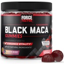 Sila Factor Črna Maca Gumies, Črna Maca Root za povečanje vitalnosti pri moških in ženskah, povečanje energije in moči, z BioPerine za superior Absorpcijo, Okusno Passion Berry Flavor, 60 Gumies