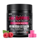 EAA Gummies - 2:1:1 BCAA Formula (8300mg) - Essential Aminokisline za okrevanje mišic in vzdržljivost - Non-GMO, Gluten Free, Sugar Free, Vegetarian, Raspberry Flavor - 90 Count