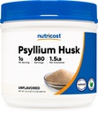 Nutricost Psyllium Husk Prašek (1,5 funta) - brez GSO, brez glutena