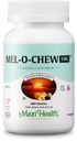 Maxi Health 1mg melatonin Žvečilni dodatki – odrasli in otroci melatonin za spodbujanje naravnega spanja – nenavadno oblikovanje Košir spanje dodatek z Enzymax za hitro delovanje podporo (200 enot)
