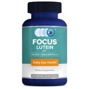 Fokus Lutein za oči z meso-Zeaksantin, Eye Vitamin dodatek, 60 Count, 60 Day Supply, Daily Vision Podpora za digitalne zaslone, svetle luči, sončne luči, Vegan in sladkor brez, Made in USA