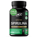 Spirulina kapsule v prahu 3000 mg - najčistejše neobsevane modre zelene alge - najboljši surovi veganski protein - zelena superfood - naravni multivitamini – 180 tablet Made in the USA