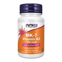 NOW Foods MK-7 Vitamin K-2 100 μg Veg kapsule, 60 število (3 pakiranja)