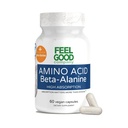 FeelFoeld Superfoods Beta-Alanin kapsule - Aminokislinske preddelave dodatek - 3200mg beta-Alanin na postrežbo - mišične vzdržljivosti in trening Podpora zmogljivosti - visoka absorpcija - 30 Servingov