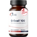 Designs for Health Q-Evail 100-100mg CoQ10 Zelo biološko na voljo Ubikinon - Koencim Q10 z MCT + mešanimi tokoferoli za spodbujanje superior absorpcije - Non-GMO (60 kapsul)