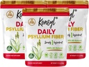 Konsyl Daily Psyllium Fiber, 3 Pack, 360g vrečka iz gume, brez glutena, brez GSO, Keto prijazno, brez arome, enostavno mešanje Fiber