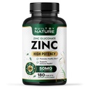Zgrajena z naravnim cinkom 50 mg – cinkov glukonat za zelo absorbirano podporo imunskemu in antioksidantu – spodbuja zdravje kože, oči in imunskega sistema – ne-GMO, Gluten-free – 180 tablet