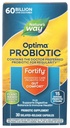 Narava pot Fortify Optima probiotik za odrasle, 60 milijard živih kultur, 15 sevi, Gut Comfort*, Podpira prebavno ravnovesje in imunskega zdravja*, Naj hlajenje, 30 Kapsule (Packating May Vary)