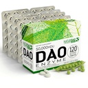 MAX DAO Enzyme Dodatek 120 tablet, 50.000 HDU na tableto nastavljiv odmerek, razširjena sprostitev, Histamin blokator