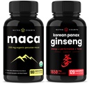 NutraChamps Maca Root Kapsule in korejske ginseng kapsule 2 paket