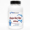 Glukomannan 600mgKonjac Root Fiber // 180 Kapsula // Pure // by PureControl Dodatki
