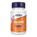 NOW Foods Supplements, CoQ10 60 mg, Farmacevtska stopnja, All-trans oblika CoQ10 Proizvedeno s fermentacijo, 60 Veg kapsule