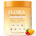 Flora Plus probiotične Gumije za ženske, Napredna vaginalna podpora Probiotiki Gumies, Ph Balance, Spodbujanje zdrave vaginalne Odor & Flora, Ananas, 60 Število(1)