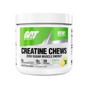 GAT SPORT Kreatin Chews, nič sladkor, 5g Čisti kreatin monohidrat, 3. stranka testiran, zdravje možganov, mišice, moč, antioksidant podporo, za moške in ženske, 30 Serving (Lemon Lime)