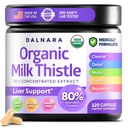Milk Thistle Kapsule 120 Counts, Premium Zeliščna jetra podporo Formula, Non-GMO in tretje stranke Tested, Podpira naravno razstrupljanje, čiščenje in popravila