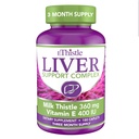 Jetrna Wellness prehranska dopolnila, mleko Thistle & Vitamin E Jetrna zdravstvena formula, Kapleti 180 Število