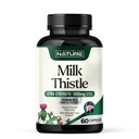 Zgrajeno z naravnim mlekom Thistle Jetra Detox dodatek s Silymarin Extract & Dandelion Root – Nežno rastlinsko čiščenje jeter za moške in ženske - Jetrna podpora za zdravje - Non-GMO - 60 Veggie kapsule